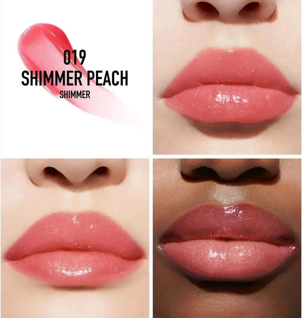 Dior Addict Lip Maximizer Plumping Gloss 019 Shimmer Peach. NIB!